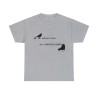 T-shirt gris je ne mange pas graines