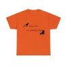 T-shirt orange je ne mange pas graines