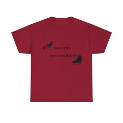 T-shirt cardinal je ne mange pas graines