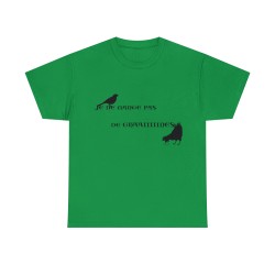 T-shirt vert irlandais je ne mange pas graines