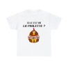 T-shirt Blanc elle est où la poulette ?