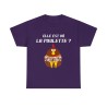 T-shirt violet elle est où la poulette ?