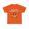 T-shirt orange elle est où la poulette ?