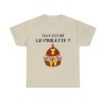 T-shirt sable elle est où la poulette ?