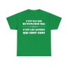 T-shirt vert irlandais c'est pas moi qu'explique mal