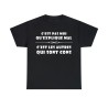 T-shirt noir c'est pas moi qu'explique mal