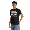 Homme avec T-shirt noir c'est pas moi qu'explique mal