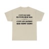 T-shirt sable c'est pas moi qu'explique mal