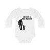 Body BB blanc le fils à son père