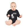Bébé avec Body BB noir le fils à son père