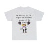 T-shirt gris clair je boirais du lait...