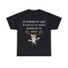 T-shirt noir je boirais du lait...