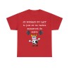 T-shirt rouge je boirais du lait...