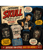 T-shirts SKULL humour noir, hoodies & vêtements dark | Mon T-Shirt Rigolo